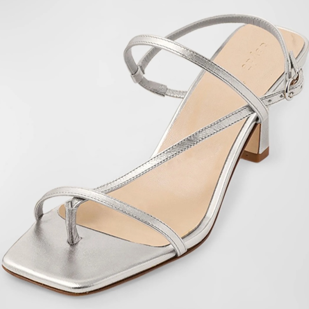 Aeyde Silver Heels